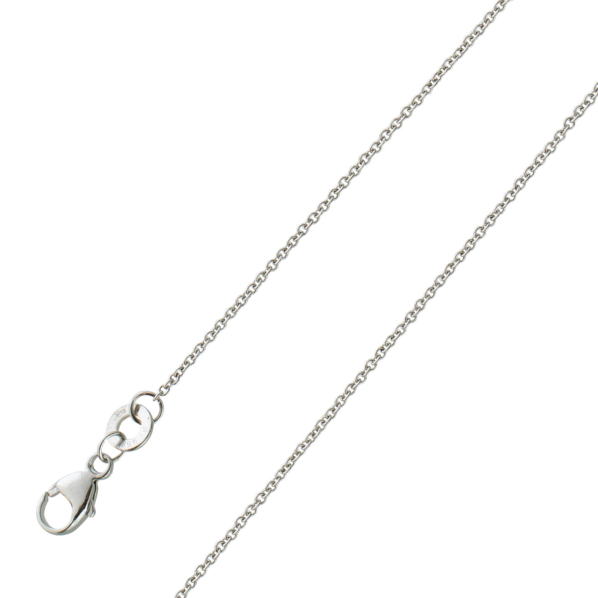 Platin Ankerkette Platin 950 Breite 0,9mm 55
