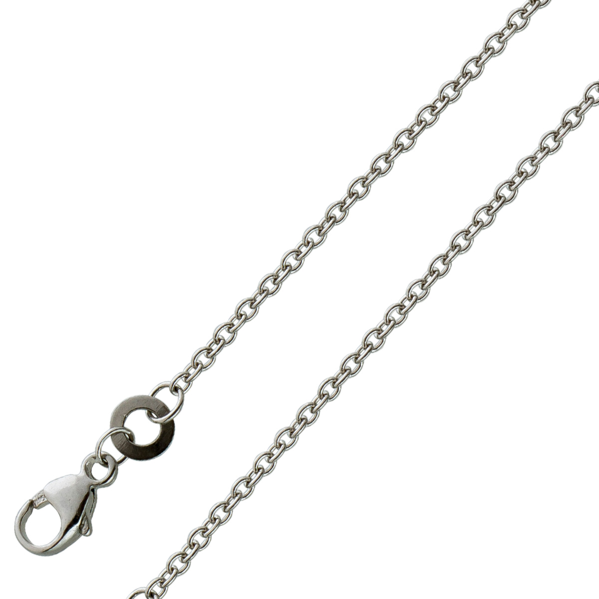 Platin Ankerkette 1,4 mm 950 massiv poliert 55